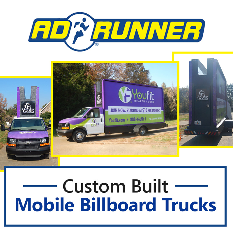 Custom Built Mobile Billboard Trucks
