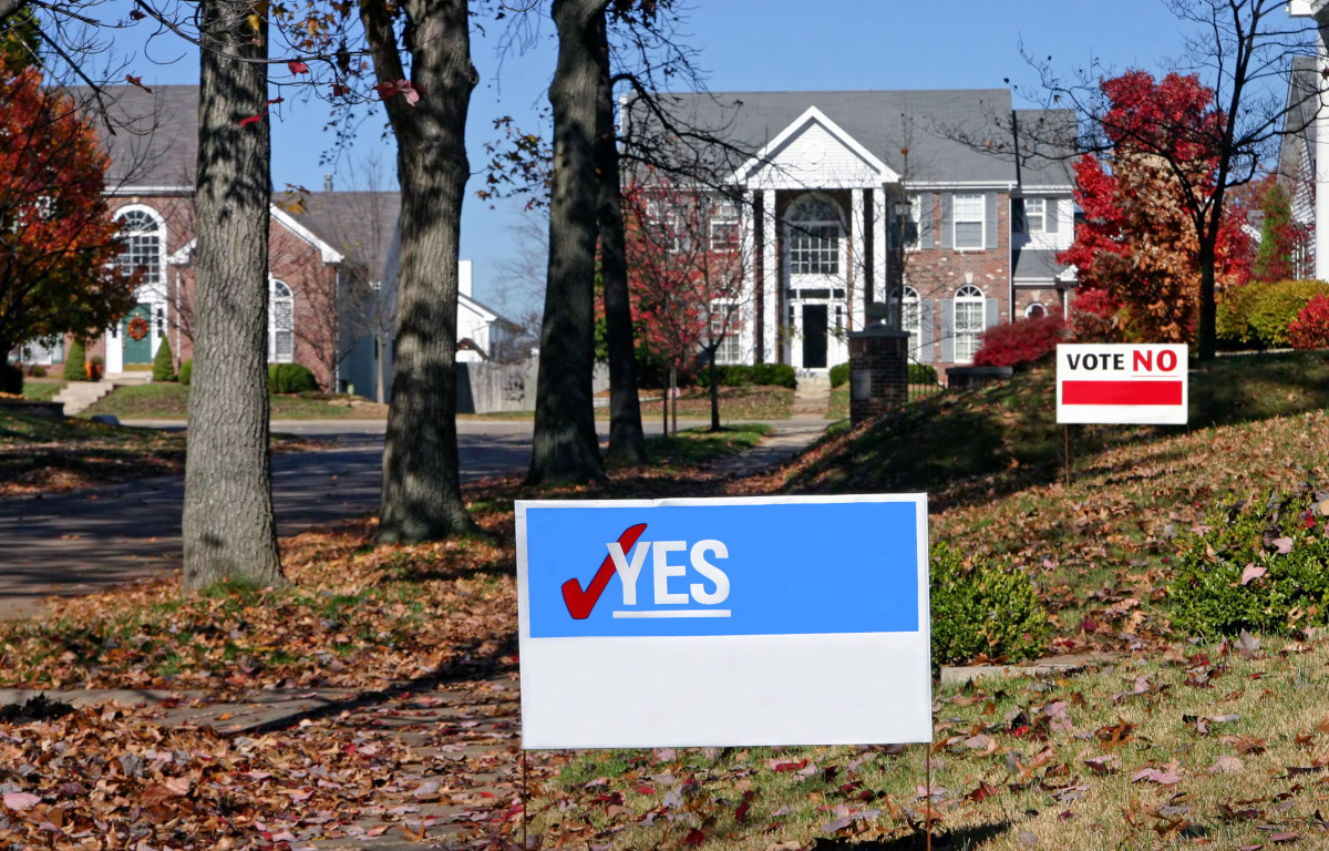 Political Signs in Winston-Salem, North Carolina