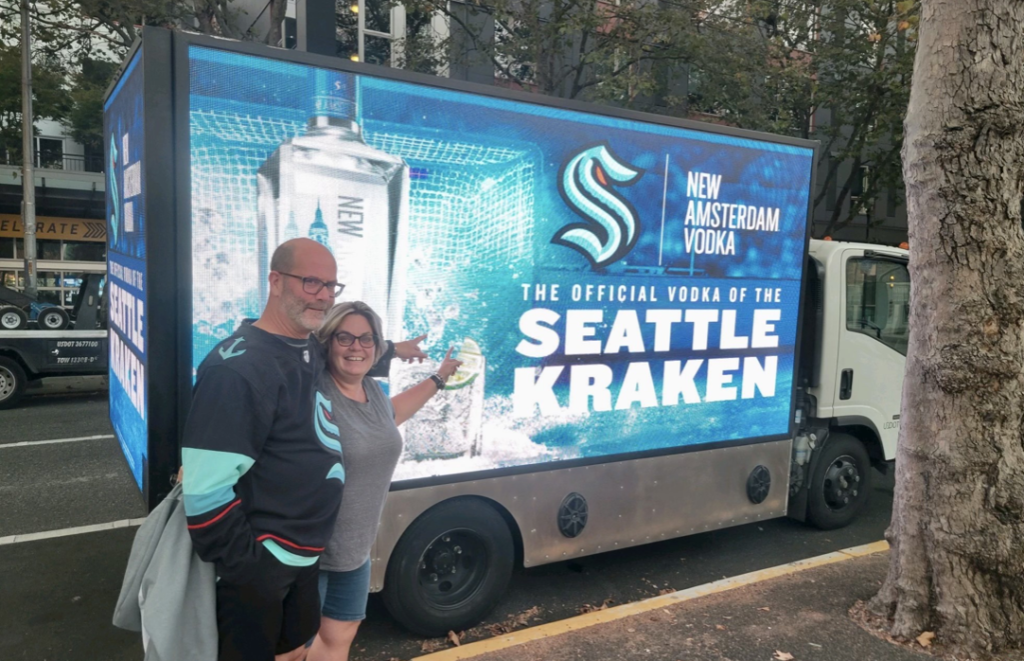 Seattle digital truck advertising
