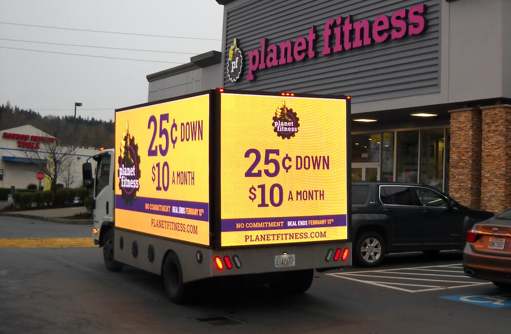 Tucson AZ Led billboard truck Mobile Billboard Advertising